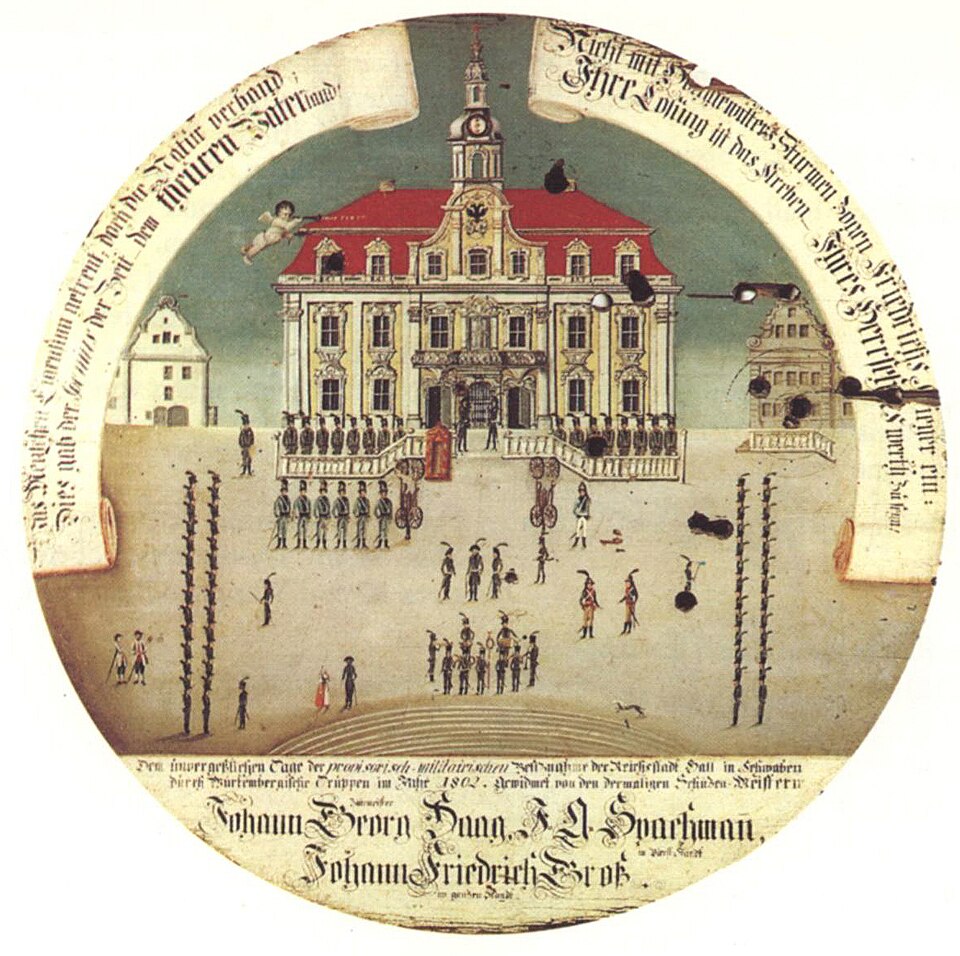 Schwäbisch Hall: Inbesitznahme der Reichsstadt Hall