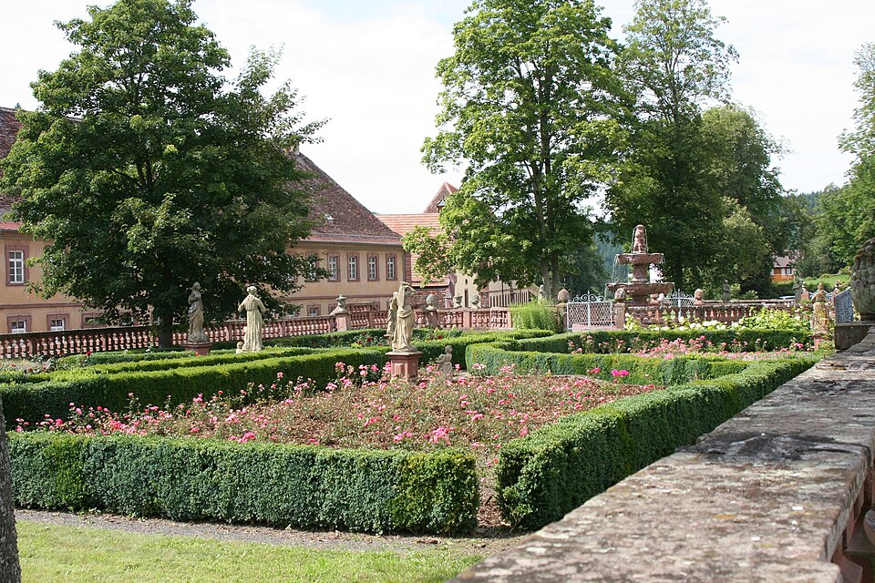 Wertheim: Kloster Bronnbach Garten