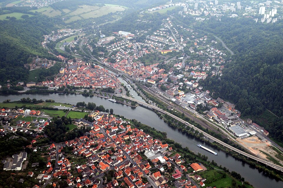 Kreuzwertheim und Wertheim Aerial fg213