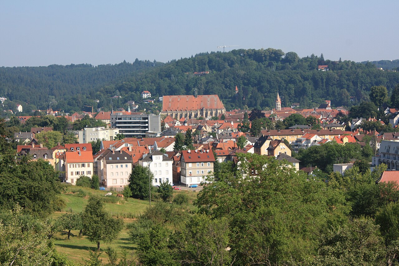 Schwäbisch Gmünd: View on the City of Schwäbisch Gmünd (Germany)
