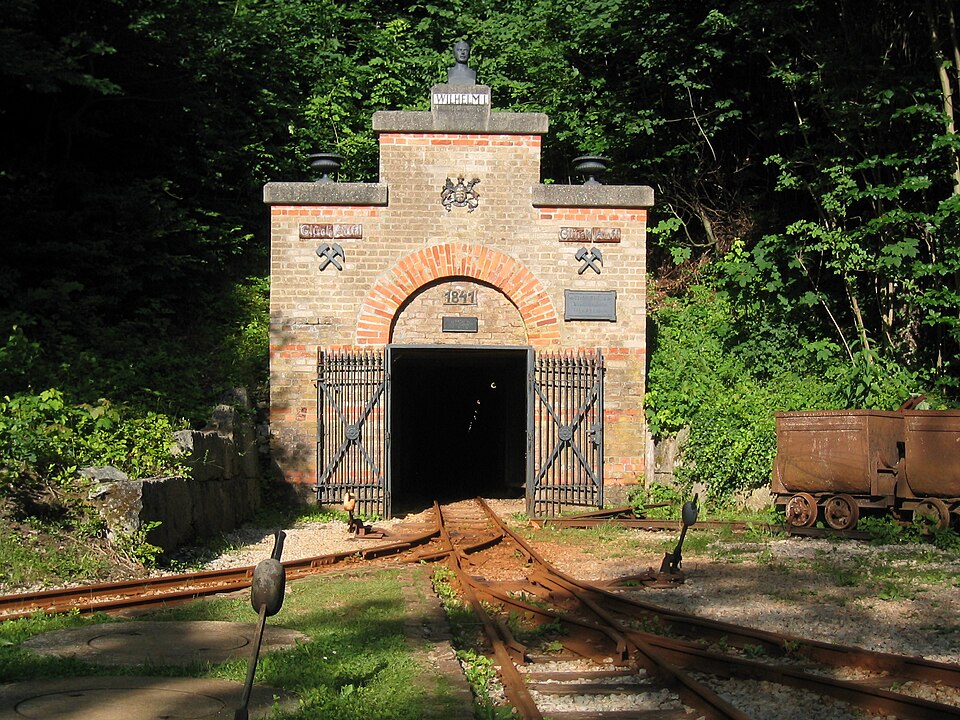 Aalen: Eingang Besucherbergwerk Tiefer Stollen heute