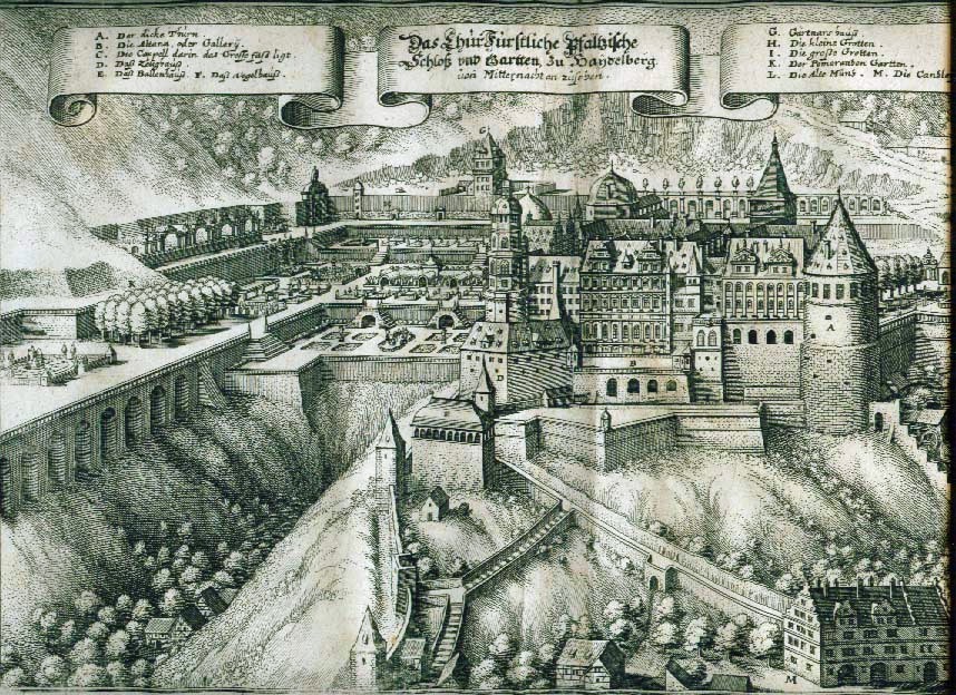 Heidelberg Schloss Merian