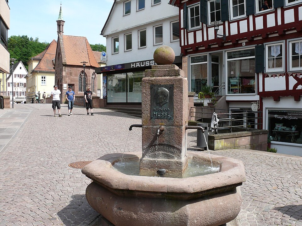 Hermann-Hesse-Brunnen Calw