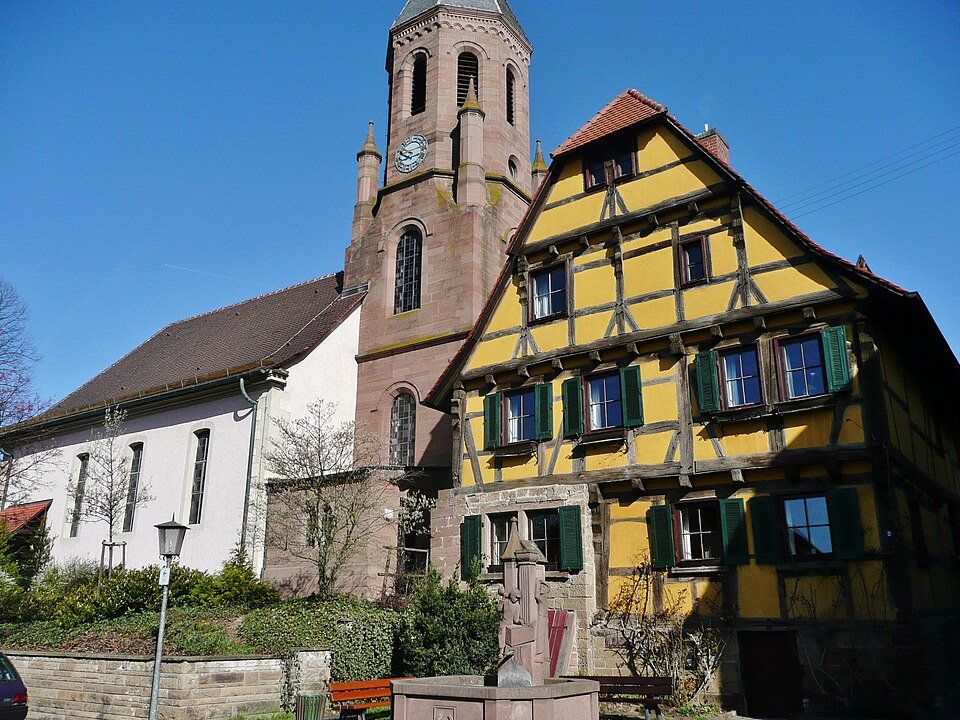 Maulbronn: Evangelische Dieboldskirche in Schmie - panoramio