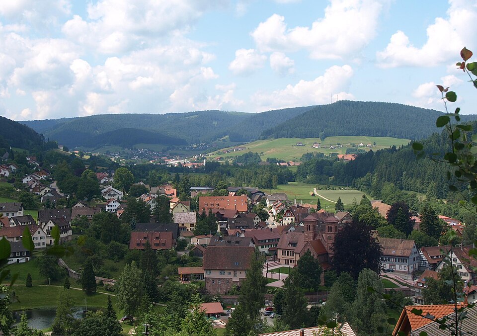 Baiersbronn: Klosterreichenbach panoramasuedwest cropped