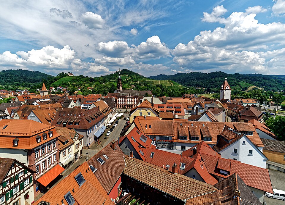 Blick vom Niggelturm auf Gengenbach. 04