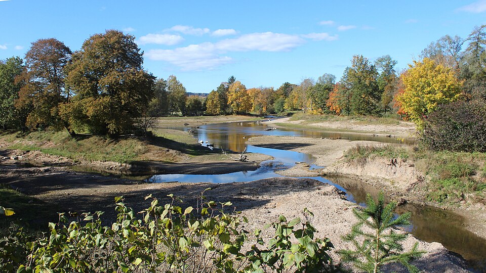 Donaueschingen: Donauursprung Herbst