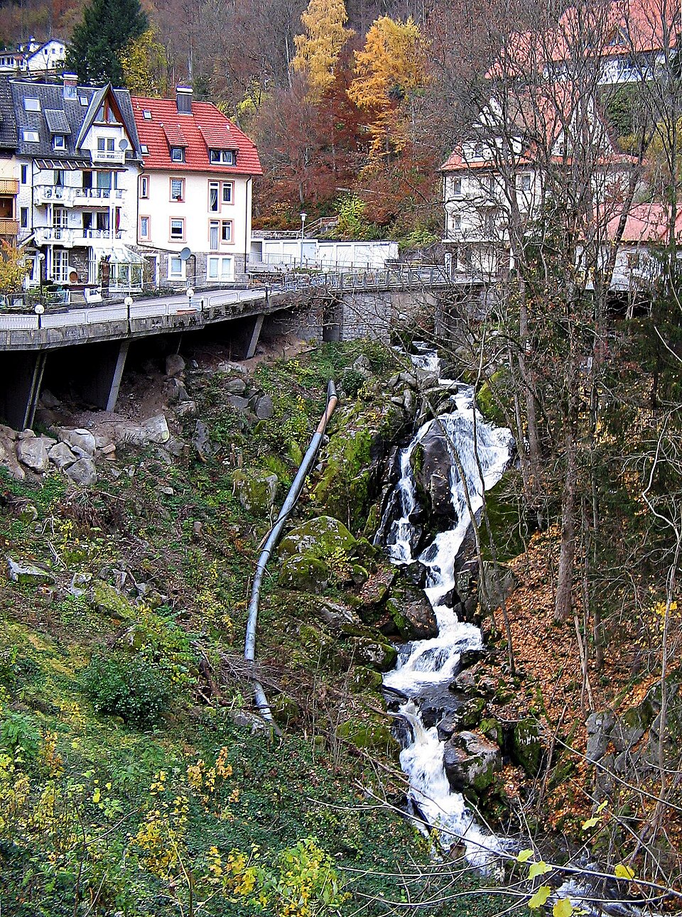 Triberg im Schwarzwald: Schonach-Wasserfall Triberg