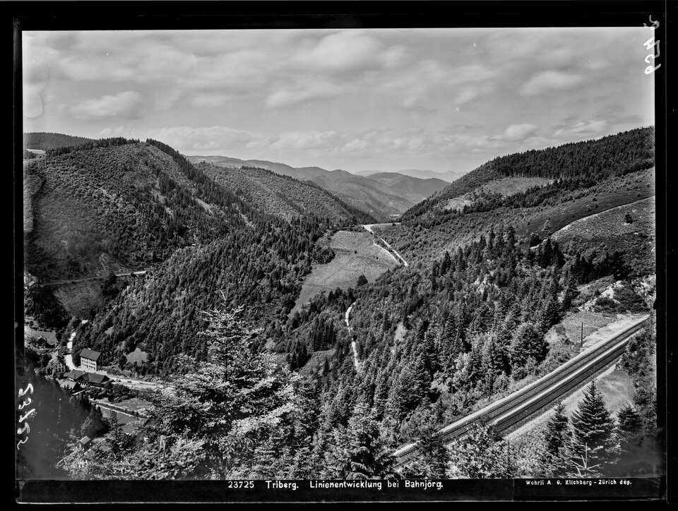 Triberg im Schwarzwald: CH-NB Photoglob-Wehrli EAD-WEHR-23725-B