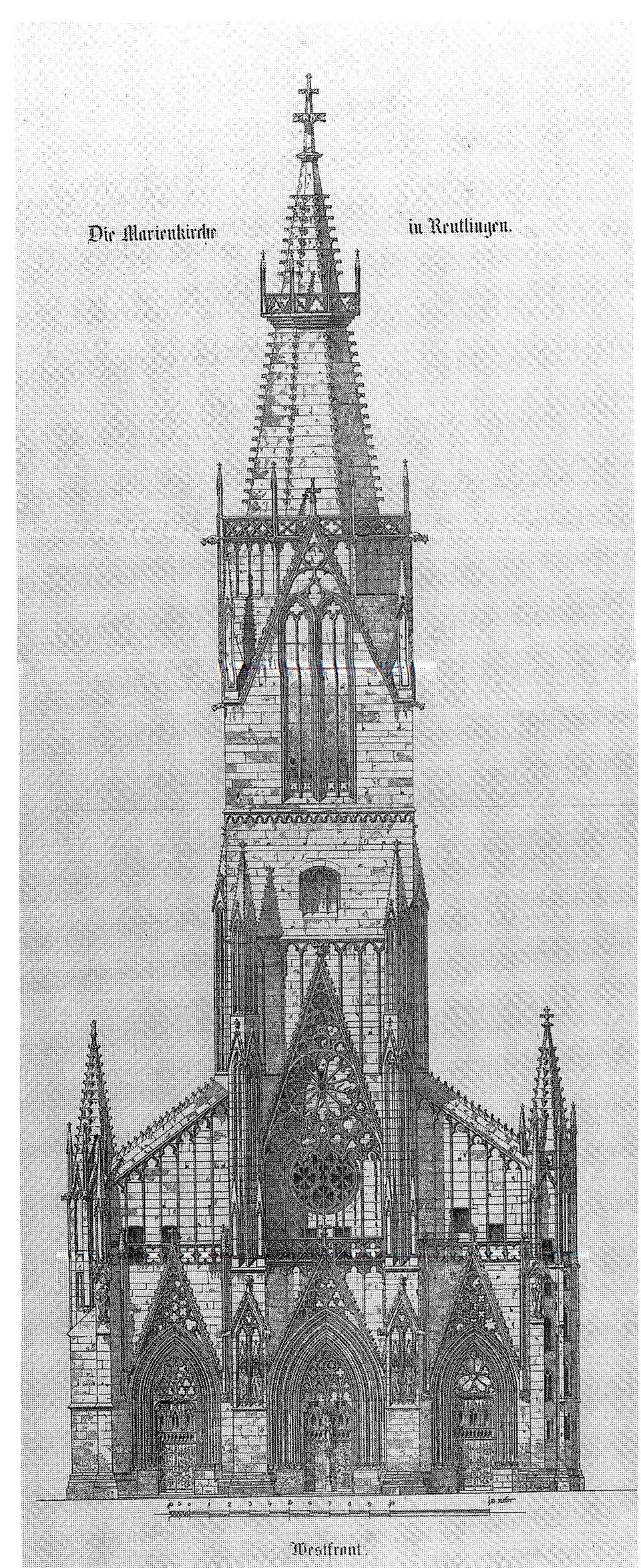August Stechert (1859-1933) Reutlingen, Marienkirche