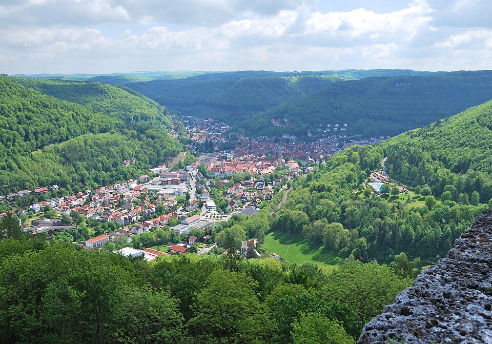 Bad Urach von der Burg Hohenurach