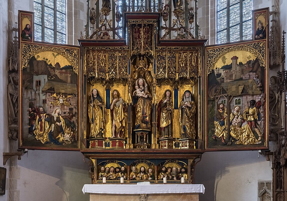 Blaubeuren Kloster Kirche Flügelaltar 02