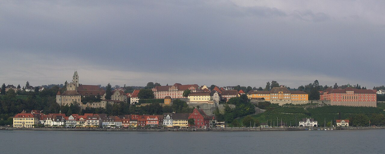 Meersburg: Meersburg seen from the Bodensee