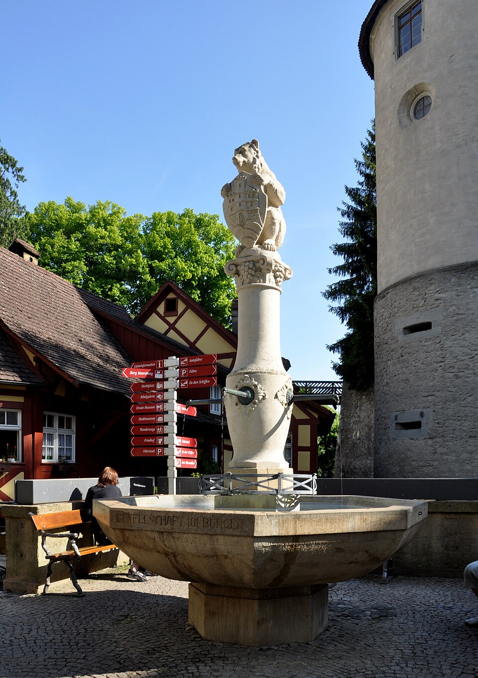 Meersburg Steigstraße Brunnen 1