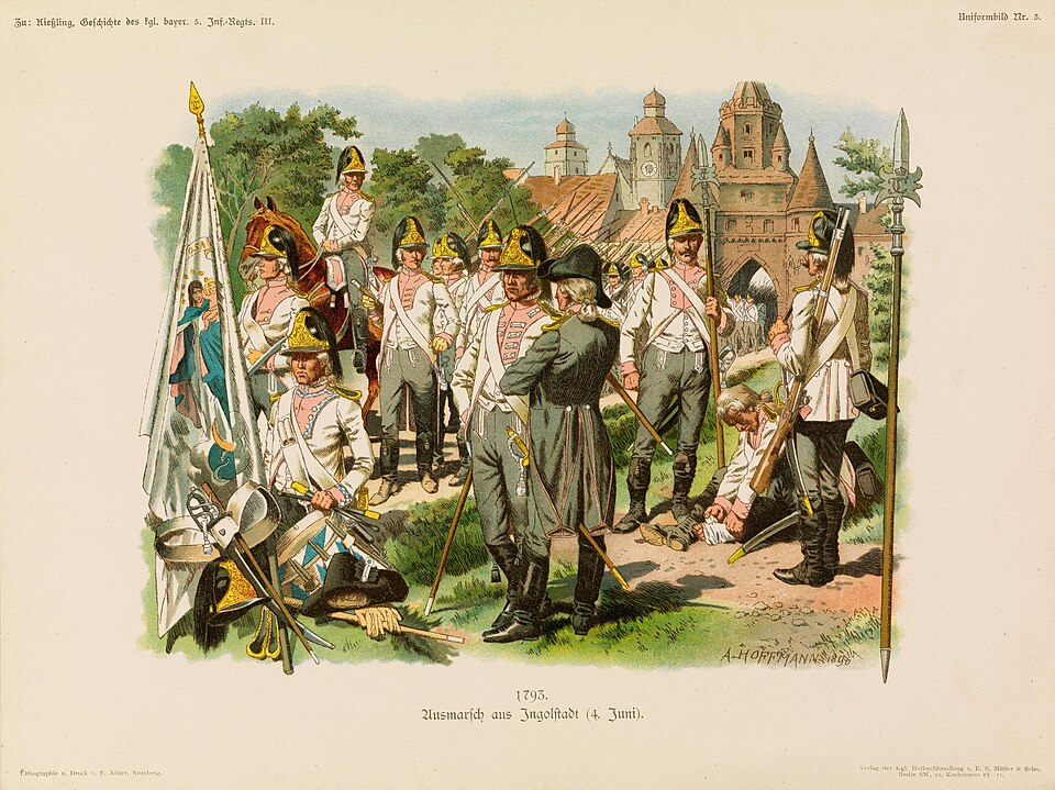 Ingolstadt: Uniform-Bilder Königlich Bayerisches Infanterie-Regiment Großherzog Ernst Ludwig von Hessen