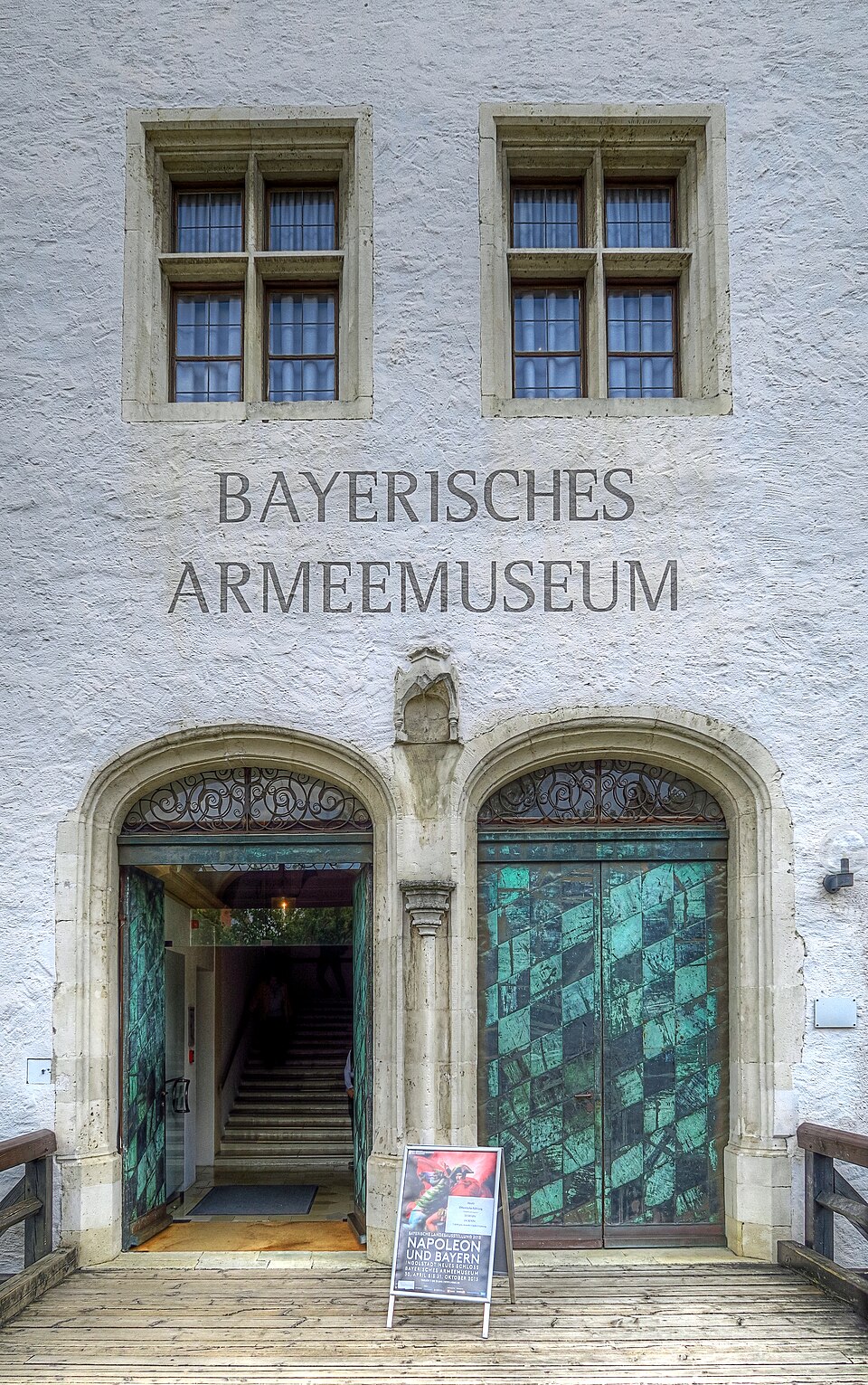 Ingolstadt: Bayerisches Armeemuseum Eingang zur Landesausstellung - Napoleon und Bayern