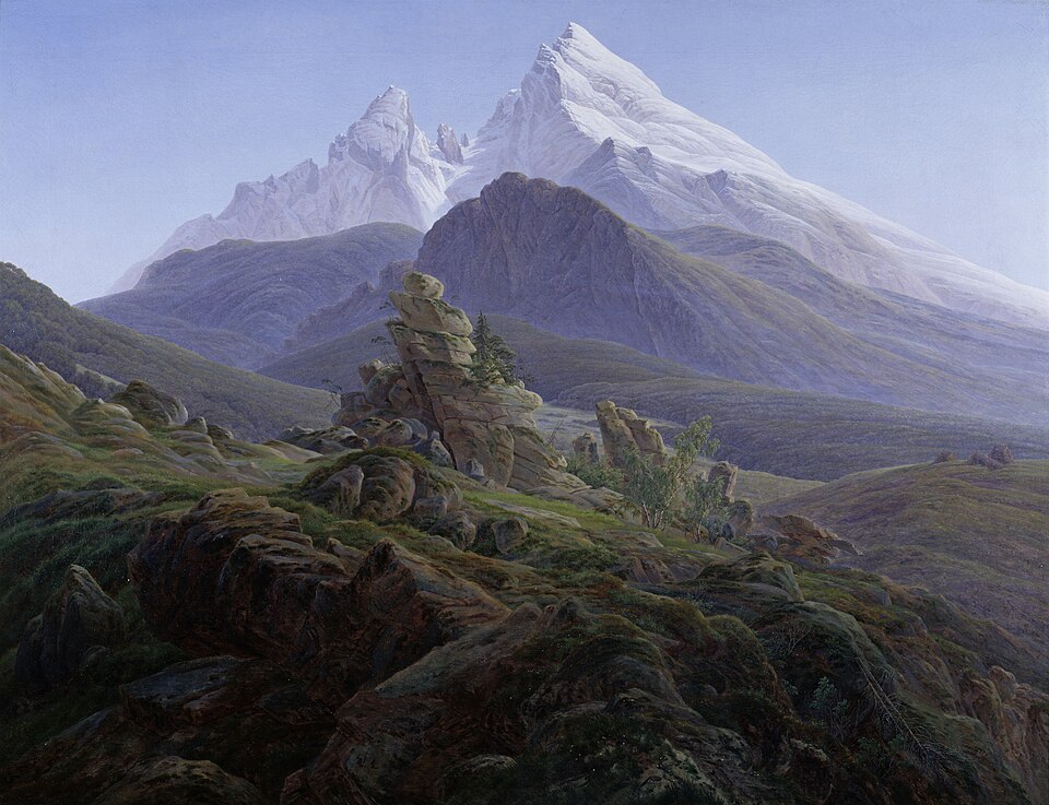 Berchtesgaden: Caspar David Friedrich - The Watzmann (1824-25)