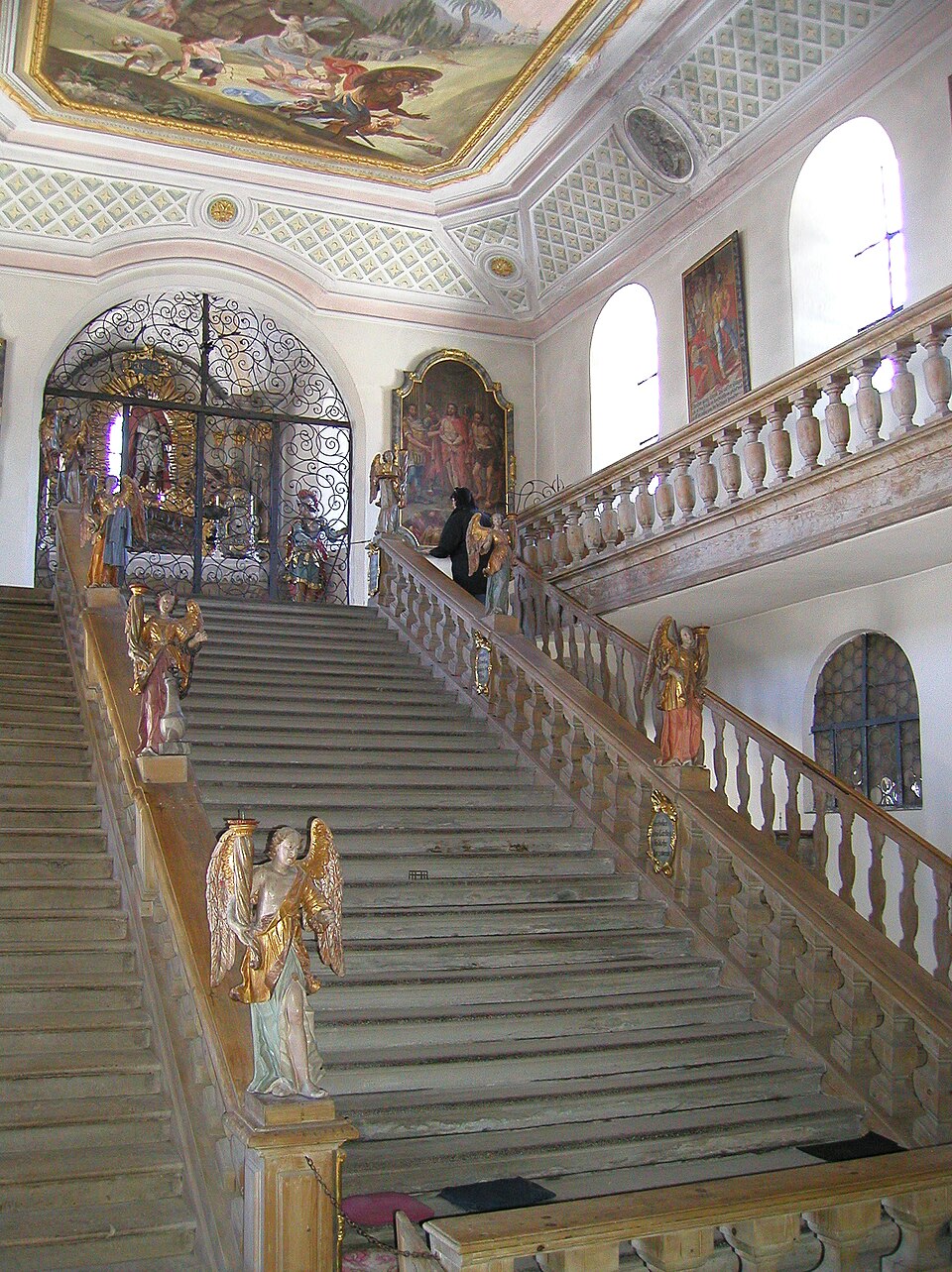 Bad Tölz Kalvarienbergkirche Stiege