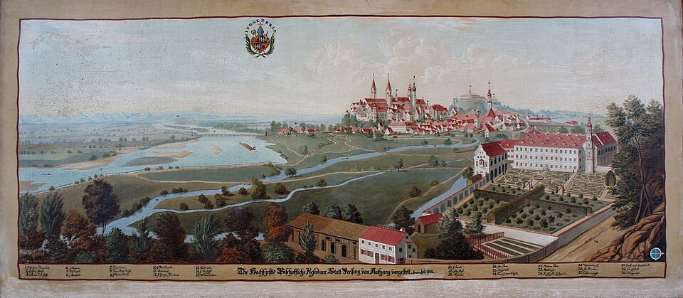 Fürstengang Freising - Freising von Osten