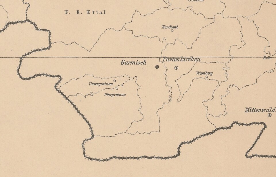 Garmisch-Partenkirchen ehemalige Gemeinden