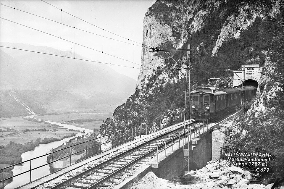 Mittenwaldbahn Martinswandtunnel