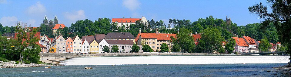 Landsberg am Lech: Lechwehr panorama1