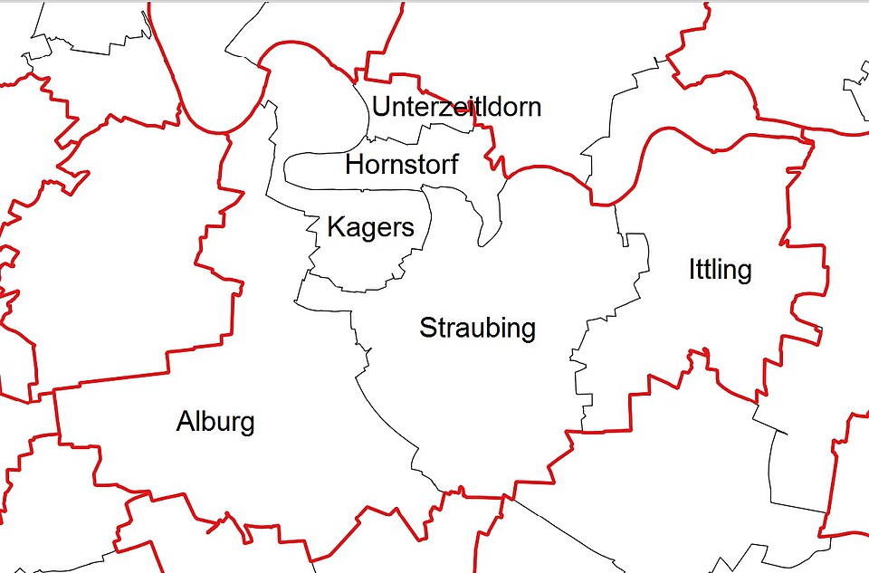 Straubing Gemarkungen