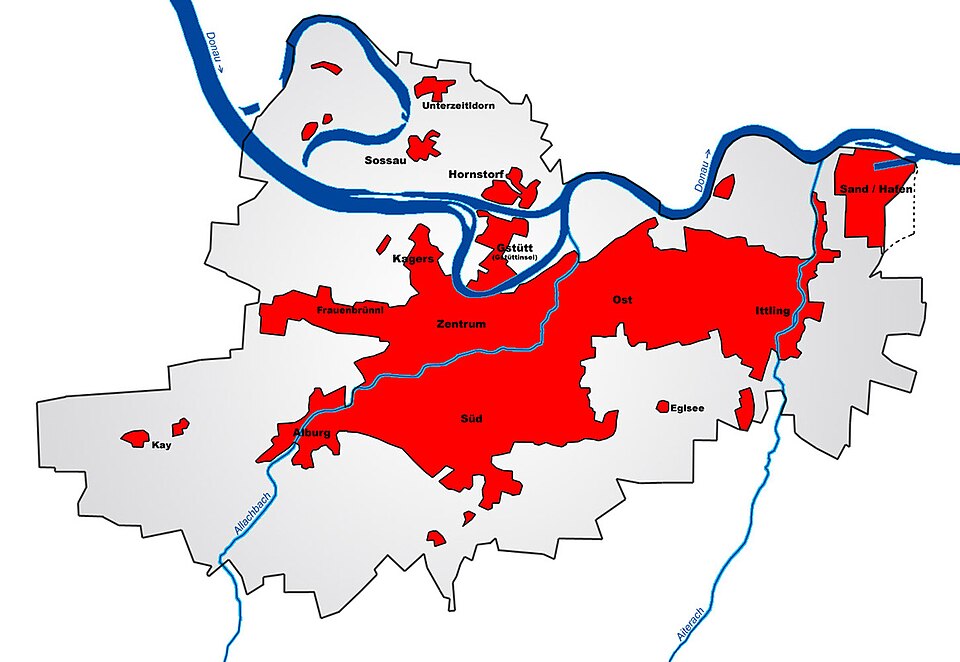 Straubing Stadtteile