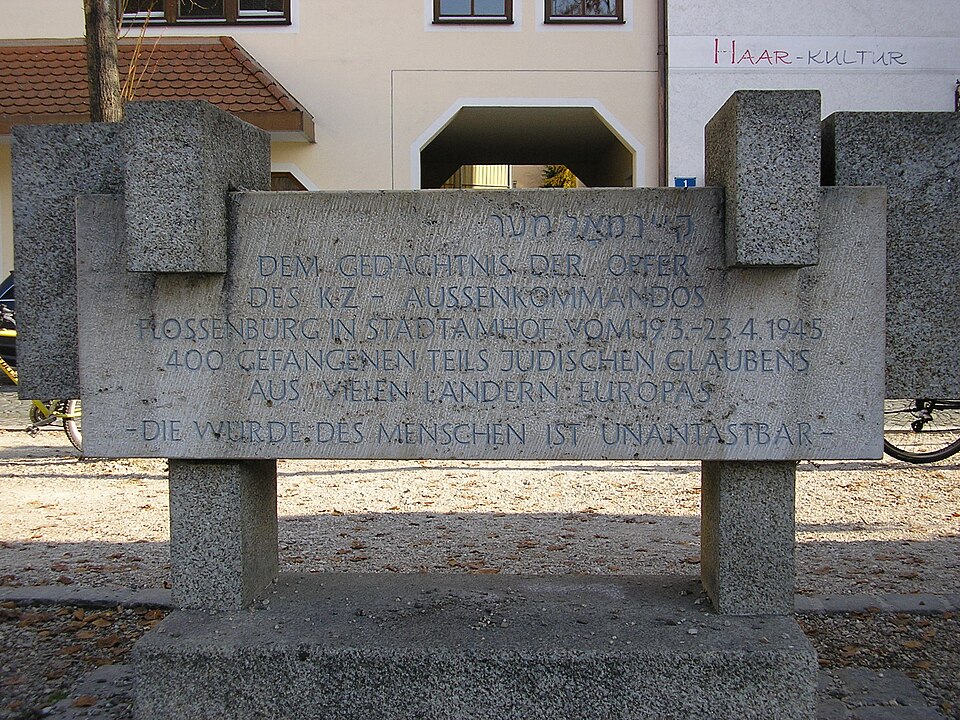 Regensburg: Gedenkstein KZ-Aussenkommando Flossenbürg001