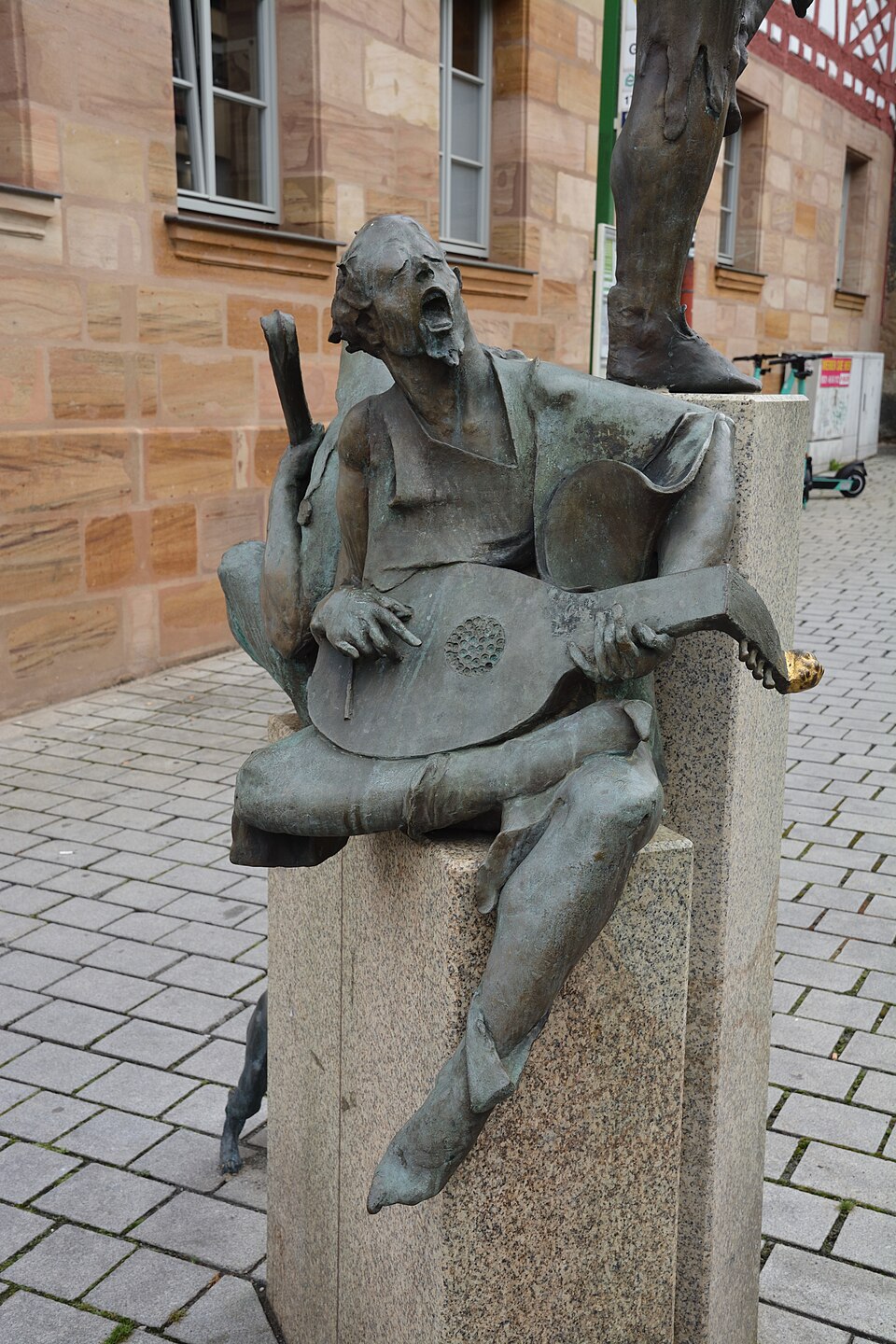 Bayern, Fürth, Gauklerbrunnen NIK