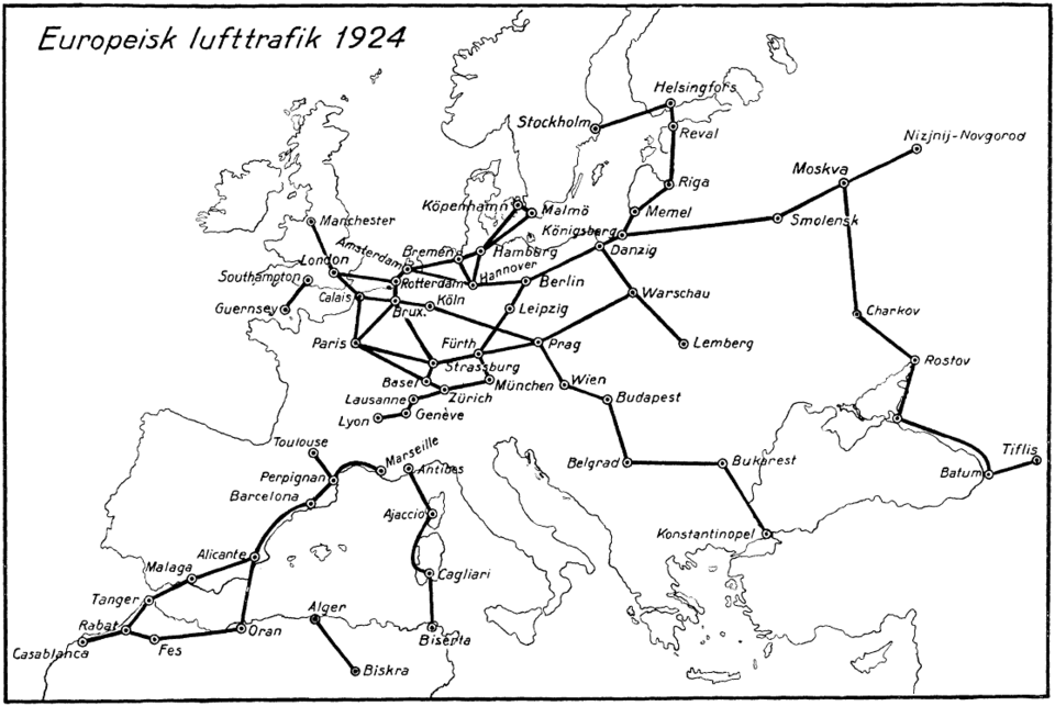 Fürth: Europeisk lufttrafik