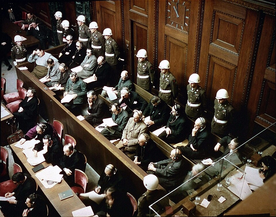 Nürnberg: Defendants in the dock at nuremberg trials