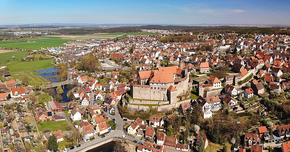 Cadolzburg Ortskern Panorama