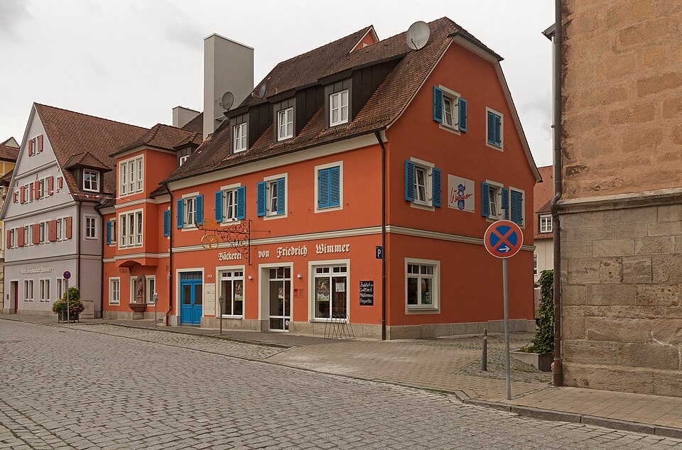 Bad Windsheim, straatzicht Rothenburger Strasse foto9