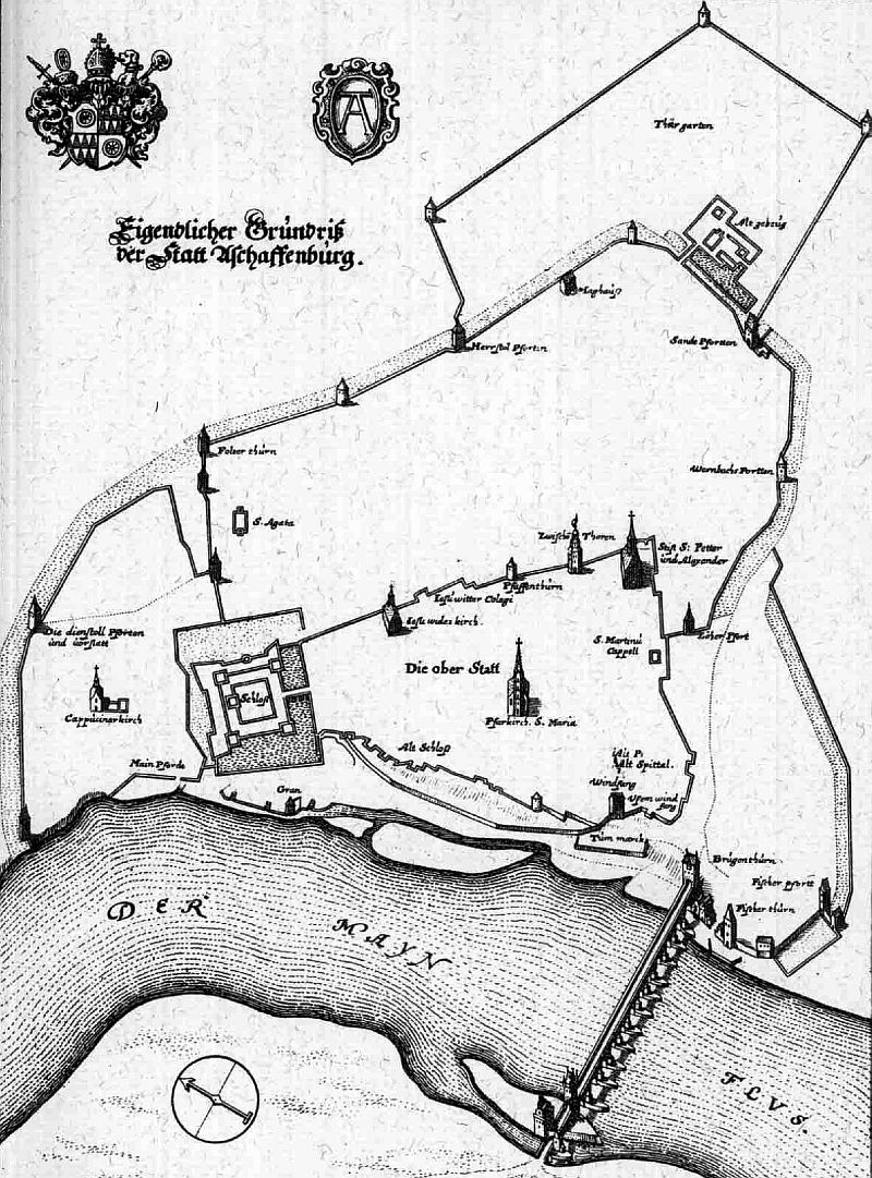 Aschaffenburg De Merian Hassiae