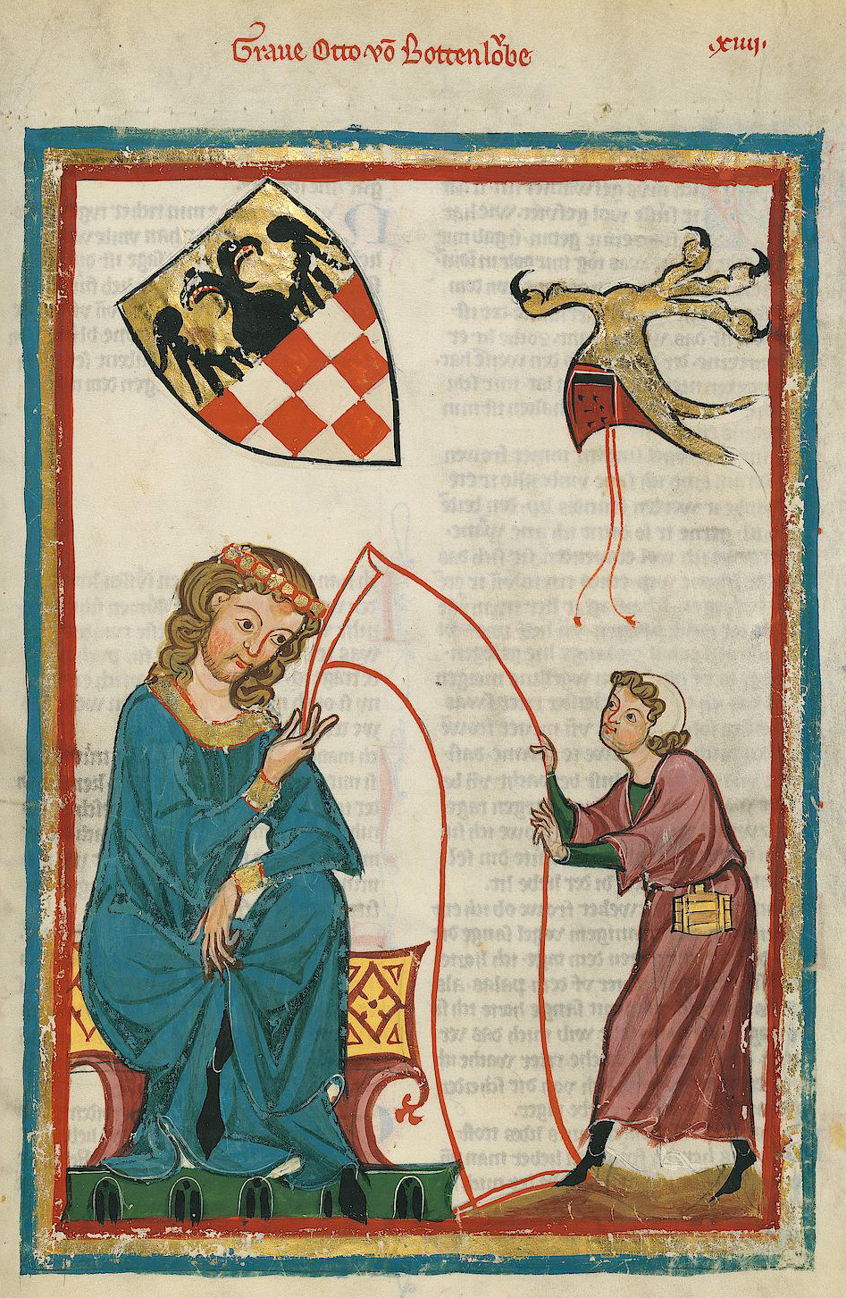 Bad Kissingen: Codex Manesse Otto von Botenlauben