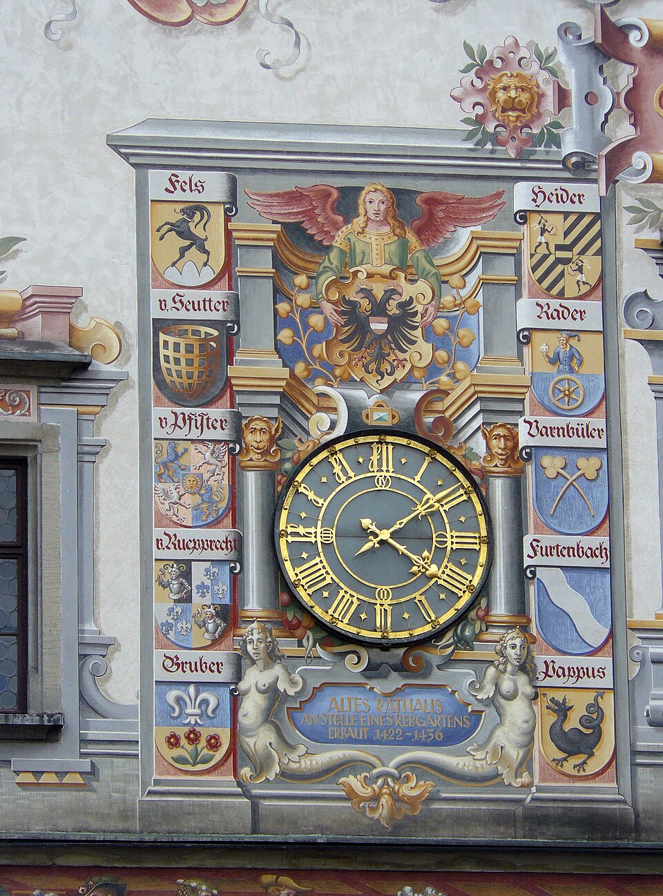 Lindau (Bodensee): Altes Rathaus Lindau Uhr