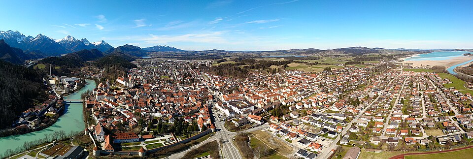 Füssen Panorama Luftaufnahme