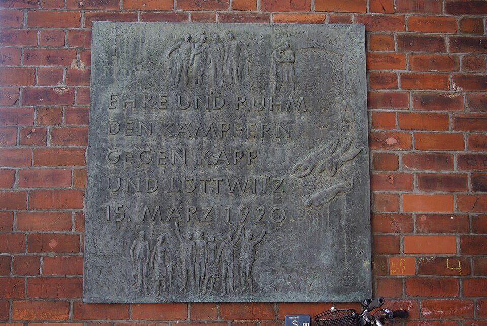 Denkmal gegen Kapp Putsch Cottbus