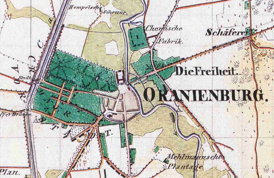 Oranienburg Urmesstischblatt