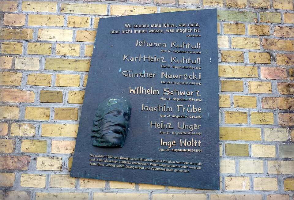 Werder (Havel): Gedenktafel-Werder1