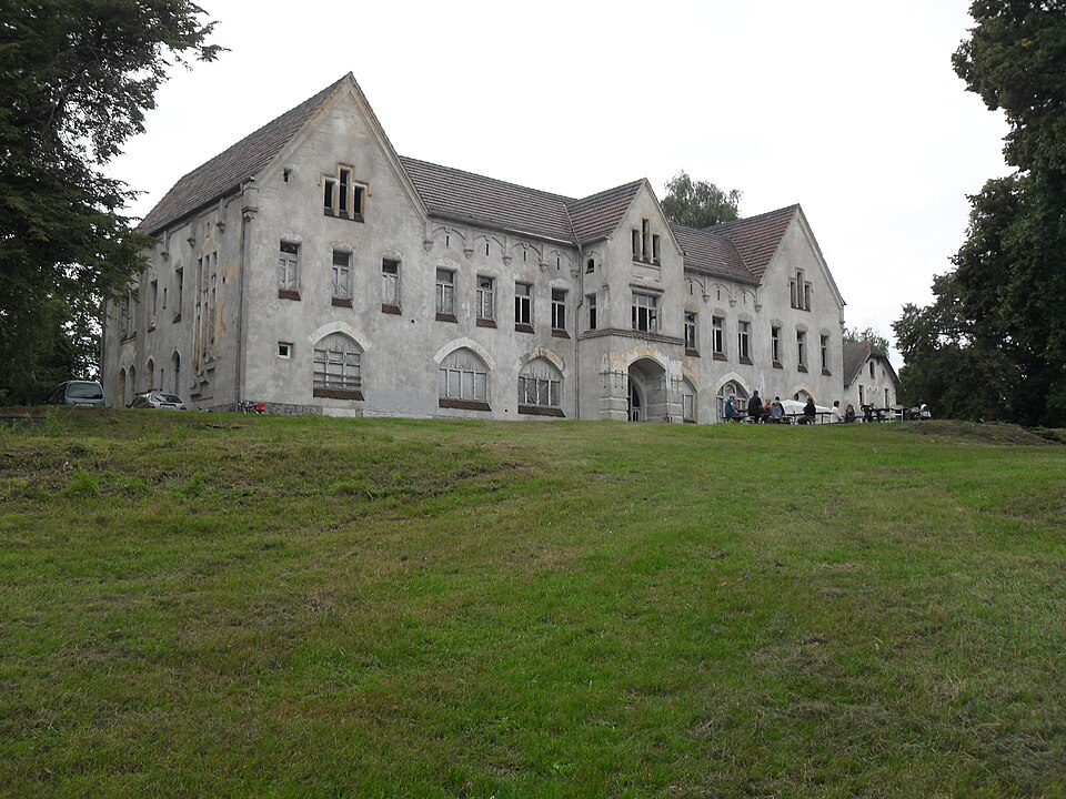Neustrelitz: Landesirrenanstalt Domjüch Hauptgebäude