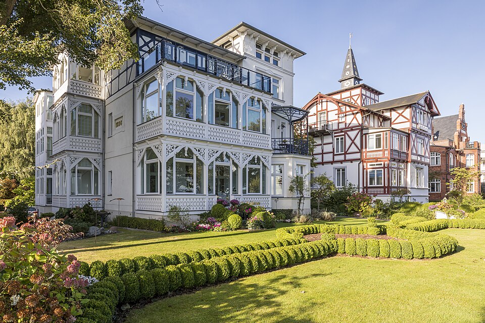 Bäderarchitektur an der Standpromenade Binz
