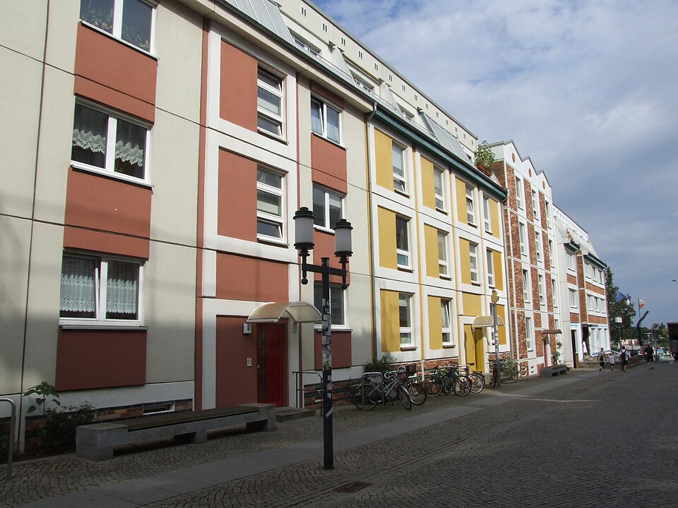 Greifswald Plattenbauten Knopfstrasse