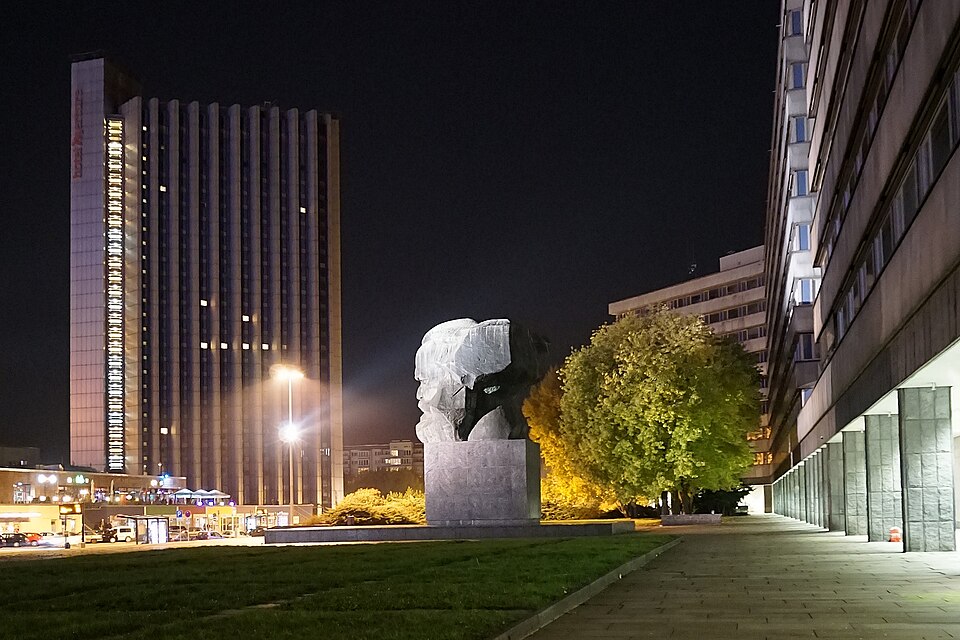 Das ehemalige Karl-Marx-Forum in Chemnitz