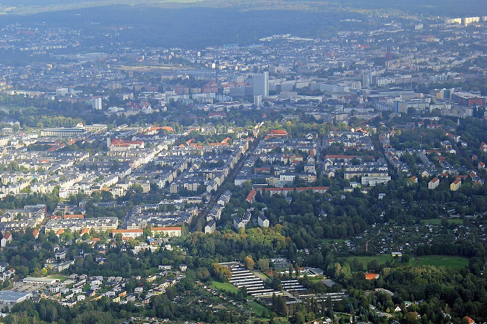Chemnitz Stadtzentrum vom Kaßberg