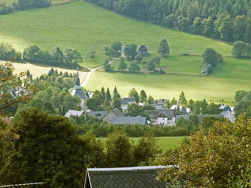 Seiffen/Erzgeb.: Seiffen vom Schwartenberg