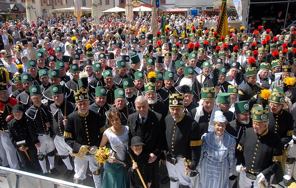 Bergamannsaufzug Bergstadtfest Freiberg