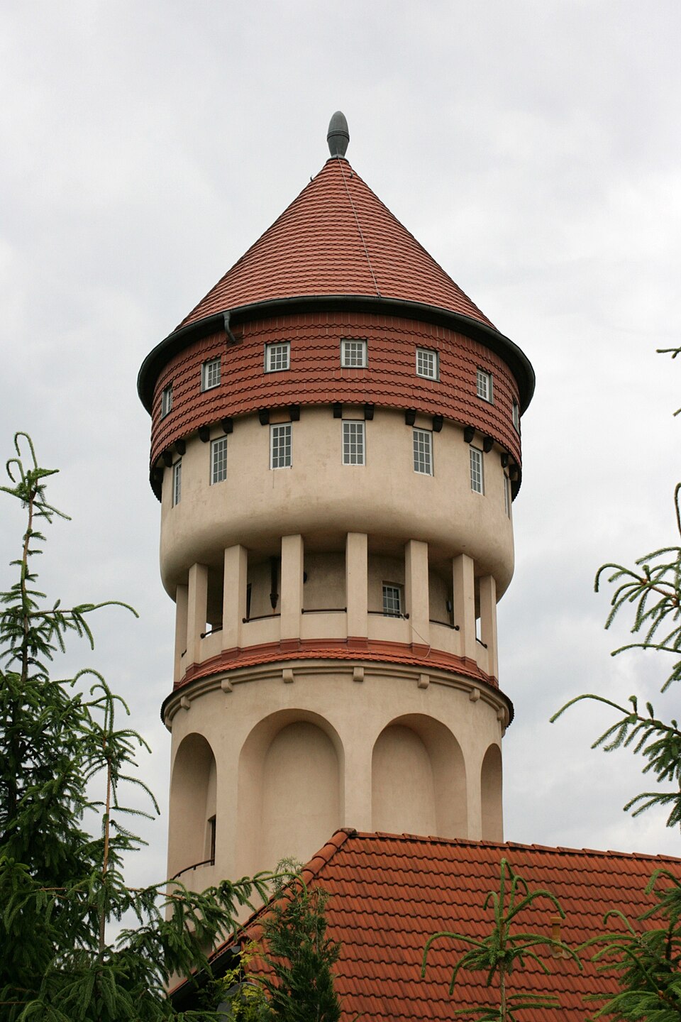 Bad Muskau - Berliner Chaussee - Wasserturm 02 ies
