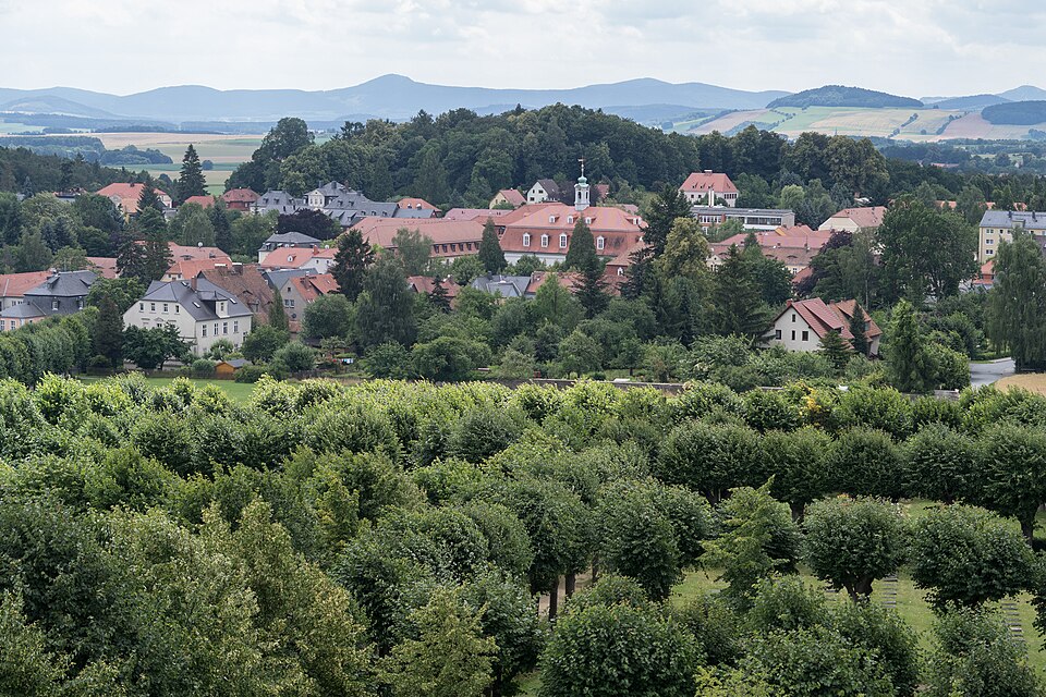 Siedlung Herrnhut mit Gottesacker